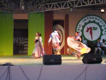 Baile de congo en la feria internacional de david en chiriquí
